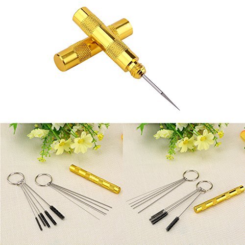 Air brush Cleaner kit,Yosoo 11pcs Airbrush Cleaning Repair Tool Stainless Steel Spray Gun Cleaning kit