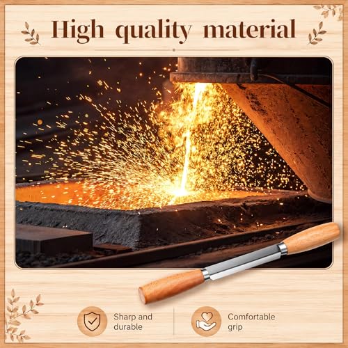 4.7 Inch Draw Knife for Woodworking, Wood Shaver Debarking Tool