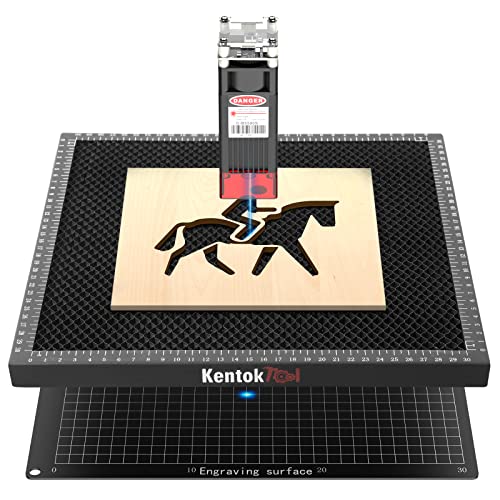Work Table Desk Protector, Honeycomb Bed 330 x 330 mm Working Area, Honeycomb Panel with Metal Tray, for All Laser Engravers and Laser Cutters, CNC Cutters, Laser Engraving Machine