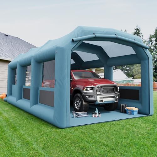 Inflatable Paint Booth, 26x15x11Ft Inflatable Spray Booth - color: 26x15x11Ft