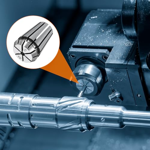 HARFINGTON Spring Collet Chuck ER11 2mm 65Mn Spring Steel Precision Router Collets for CNC Engraving Milling Lathe Tool - size: ER11 x 2mm