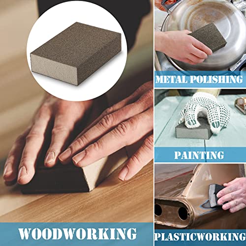 120 Grit Sanding Block, Jamiikury Fine Sanding Sponge, 8pcs - size: 120 Grits