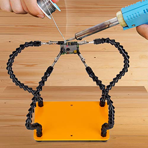 KOTTO Helping Hands Soldering Tool with 4 Flexible Arms Non-Slip