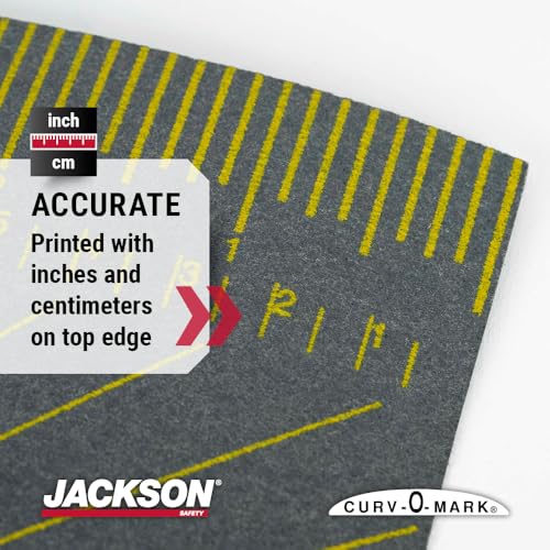 Jackson Safety Pipe Measuring Tool - Wrap-A-Round Tape Pipe Fitting Tool (Multiple Sizes and Heat Ratings) - size: X-Large, style: 550⁰ F Heat Rating