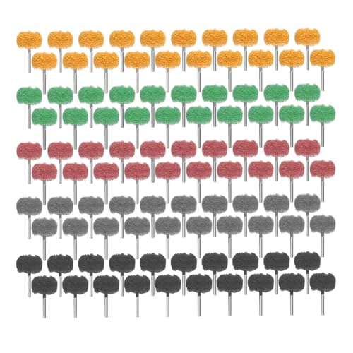 100Pcs Abrasive Buffing Wheels 1 Inch Alumina Polishing Wheel - style: 100PCS-Buffing Wheels