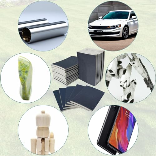 20 PCS 3 x 4 Inch 2000 Grit Sanding Sponge, Ultra Fine Sanding Sponges Pads, Soft Foam Hand Sander Block Wet Dry Sandpaper for Model Drywall Metal Wood Furniture Polishing - style: 2000 Grit