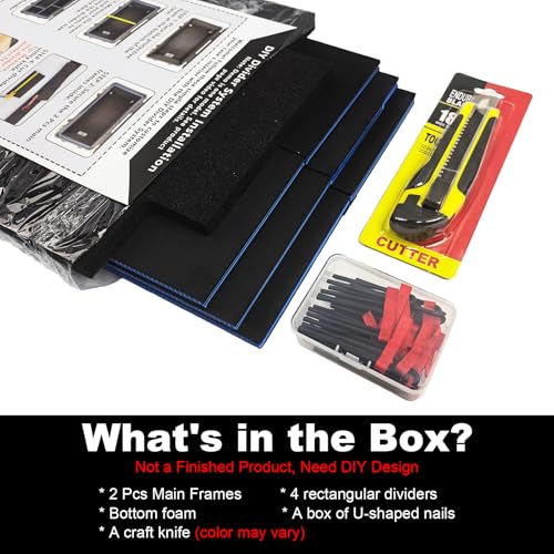 Divider for Pelican 1510/Apache 5800 with Bottom Protective Foam,Knife,Clip - color: 1510-black-blue