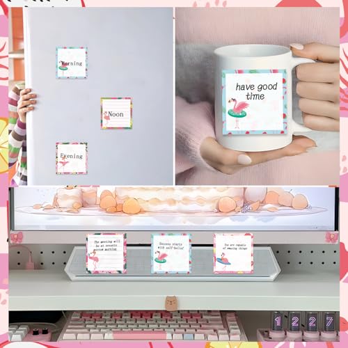 Pink Flamingo Sticky Notes 3x3 Gifts for Flamingo Lovers 9-Pack - color: Flamingo