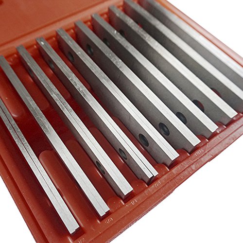HFS(R) 10 Pair 1/8" x 6" Steel Parallel Set .0002" Hardened Machinist Square Accuracy Parallel Block Set - size: 10 pairs - 1/8''