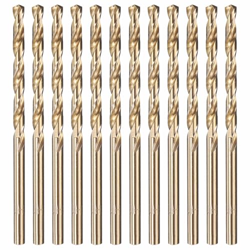 12pcs Micro Drill Bit #23 Diameter 3.912mm M2 HSS 135° for Metal - size: #23 (3.912mm)