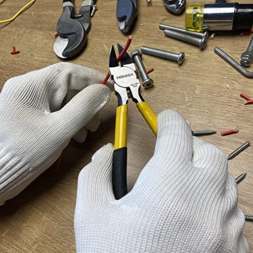 BOOSDEN Wire Cutter 5 inch Cutting Pliers Diagonal Cutter Snipper - size: 5"- 1 Pack