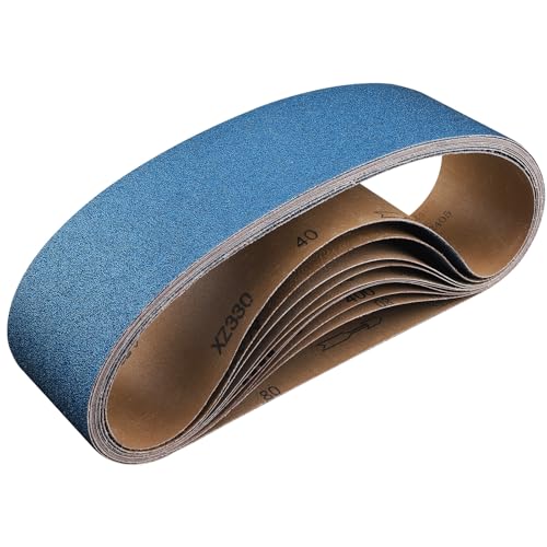 10-Piece Premium 4 x 36 Inch Zirconia Sanding Belts 100 Grit - color: 100 Grit, size: 4x36 Inch