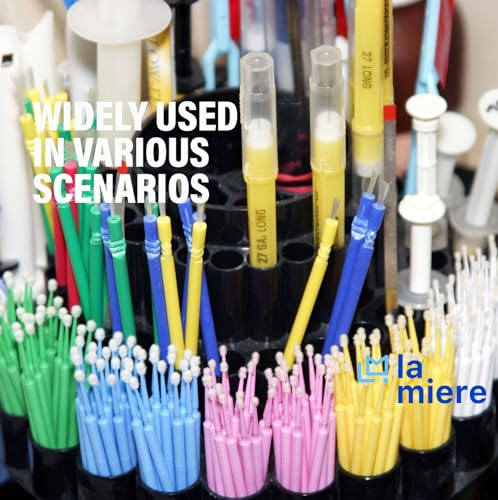 1.5mm White 400Pcs Bendable Microbrush Applicator Micro Brushes International Superfine - color: White, size: 1.5mm