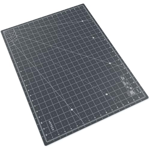 ARTEZA Self-Healing Cutting Mat, 18 x 24 in, Double-Sided for Quilting - size: 12.4"L x 12.4"W