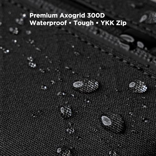 ALPAKA HUB Pouch Pro EDC Tool Pouch Black Axogrid 300D - color: Black Slim-Axogrid 300D