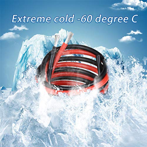 BNTECHGO 12 AWG Silicone Wire Red and Black Each 10ft Tinned Copper Wire - color: silicone wire red and black, size: 12 silicone wire red 10ft and black 10ft