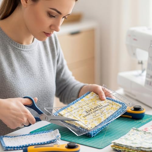 Scallop Vine Wave Design Template Acrylic Quilting Template Multi Pattern Sewing Ruler Precision Quilting Stencil Tool for DIY Sewing Quilts Pillows Tablecloth Crafts