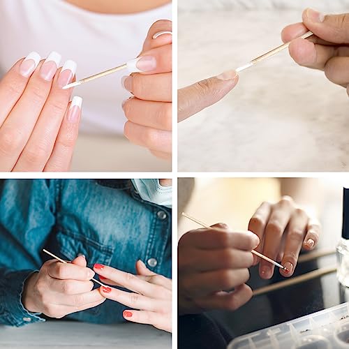 Eyxformula 600 Pcs Pointed Cotton Swabs, 4 Inch FSC Certified Wooden Sticks - color: 600 pcs