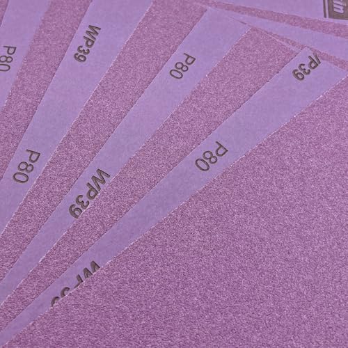 80 120 180 Grit Wet Dry Sandpaper, 15pcs 9 x 11 Inch Sanding Sheets - style: Grit 80 - 800