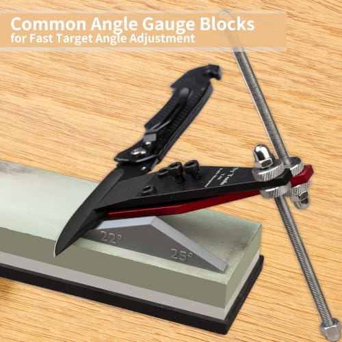 CWOVRS Precision Knife Sharpener Tool - Knife Sharpening Angle Guide 12-25° - size: T-01