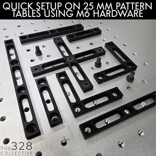 Galvo Laser Fence Kit – 8-Piece Alignment Fixture for 25mm Tables