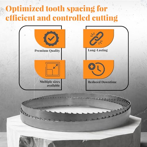 Cutlery Mania 4-Pack Band Saw Blade (Bone-in) 5/8x.022x3TPIx96 inch - size: 96 inch