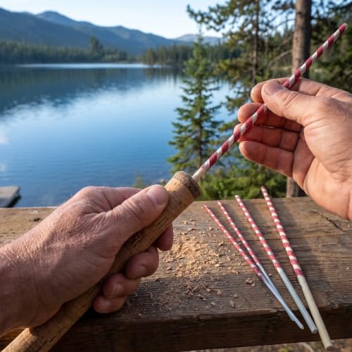 Fishing Rod Building Tools, Practical & Convenient Hand Reamer Tool, EVA Cork Handle Reamer Repair Kit, Fishing Equipment - color: 4 Pcs 6/7/9/10mm