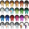 Fcozpjk Chrome Nail Powder Set 24 Colors Gold Silver White Peal Chrome Art - color: Chrome Set 2