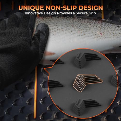 KastKing EZ Fillet Fish Fillet Mat, Non-Slip Fish Cutting Board - style: B:Fish Fillet Mat Set