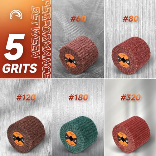 Surface Conditioning Tool 120 Grit Abrasive Drawing Polishing Drum - style: 120 grit