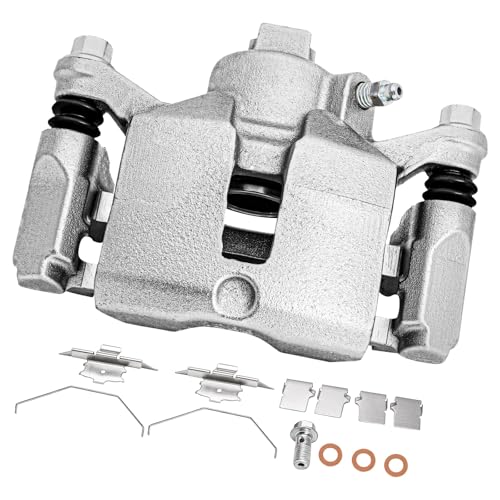 cciyu Rear Left Disc Brake Caliper Assembly w/Bracket 18B4644 - size: Rear Left[18B4644]