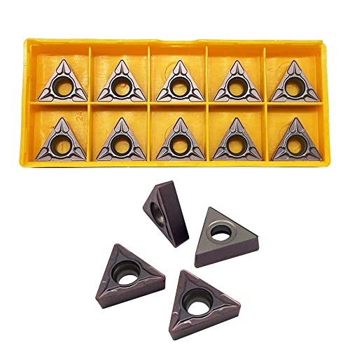 GBJ TCMT16T308 Turning Inserts Precise Steel & Stainless Steel Machining - style: 10PCS TCMT16T308 bronze
