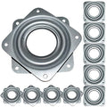 10Pack 3Inch Lazy Susan Hardware Square Rotating Bearing Plate Turntable