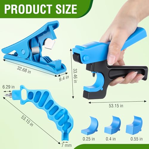 3PCS Drip Irrigation Hole Punch Tool for 1/2" PE Tubing