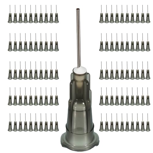 100pcs 22G Blunt Tip Glue Dispensing Nozzles, 0.5 inch - size: 22G 100pcs