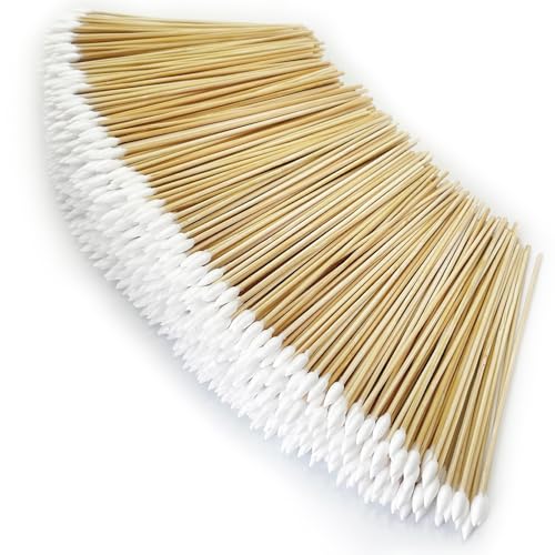 1000 Count 6-Inch Pointed Cotton Swabs for Gun Cleaning - size: 1000 Pointed