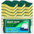 AIDEA Sponges Kitchen-24Count, Heavy-Duty Scrub Sponges, Sponges for Dishes - color: Light-green-standard