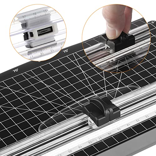 Firbon Paper Cutter Refill Blades, Replacement Blades for Trimmers - color: Black