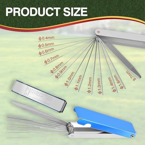 Carburetor Carbon Dirt Jet Remove Cleaner with 26 Cleaning Wires Set 20 Cleaning Needles 10 Nylon Brushes 2 Sharp Pick for Motorcycle ATV Moped Welder Carb Chainsaw Spray Guns Torch Tips