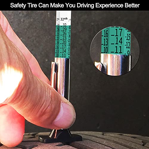 GODESON 88702 Smart Color Coded Tire Tread Depth Gauge 2 pieces(Pack of 1) - size: 2 pack