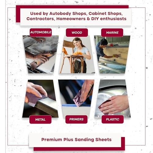 Sungold Abrasives 11109 9" X 11" 150 Grit Sanding Sheets Stearated Aluminum Oxide, 25-Pack - size: 150 Grit