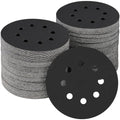 100PCS 5 Inch Sanding Discs 320 Grit Random Orbit Sander Sandpaper - style: Silicon Carbide