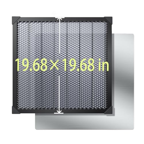 Honeycomb Laser Bed 500×500mm Honeycomb Working Panel for Heat Dissipation and Desktop-Protecting, Honeycomb Working Table with Aluminum Panel for Most Laser Cutter - size: Honeycomb 550