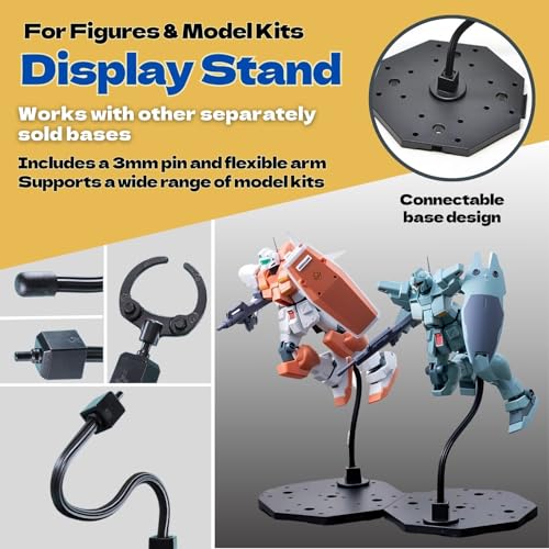 Plastic Model Display Items Set (Catapult Base, Display Stand, Alligator Clips ×2) - style: Catapult Base, Display Stand, Alligator Clips ×2