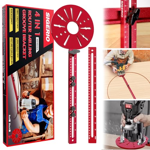 4 in 1 Router Circle Cutting Jig for Cutting Large Circles 10"-58" - size: Large Size