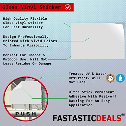 Decal Stickers Multiple Sizes Party Trays Outdoor Advertising Printing Industrial Vinyl Safety Sign Label Restaurant & Food 36x24Inches - size: 36x24inches