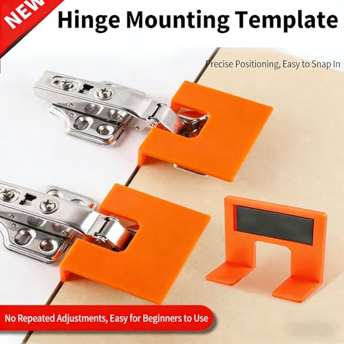 Cabinet Hinge Jig with Magnetic Guide, Door Hinge Installation Tool