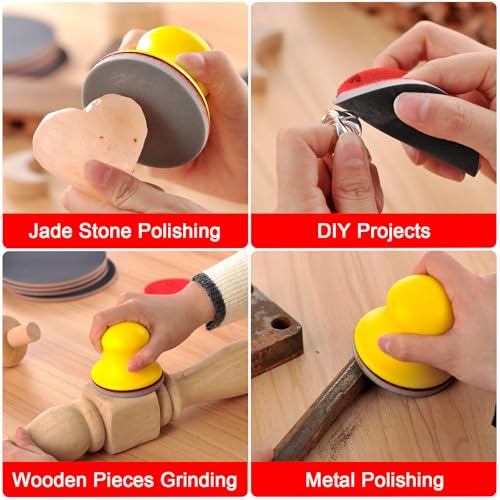 MAXMAN 20Pcs Sanding Sponge Set, 3" Foam Sanding Pads, 400Grit for Wood - style: 400 Grit