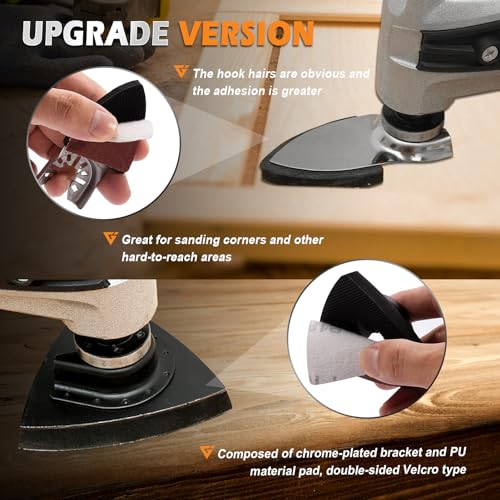 Multitool Sanding Pads (158 + 4 Blades kit) - size: 158 + 4 Blades kit