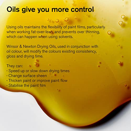 Winsor & Newton Refined Linseed Oil, 250ml (8.4-oz) Bottle - color: Refined Linseed Oil, style: 8.4-oz Bottle